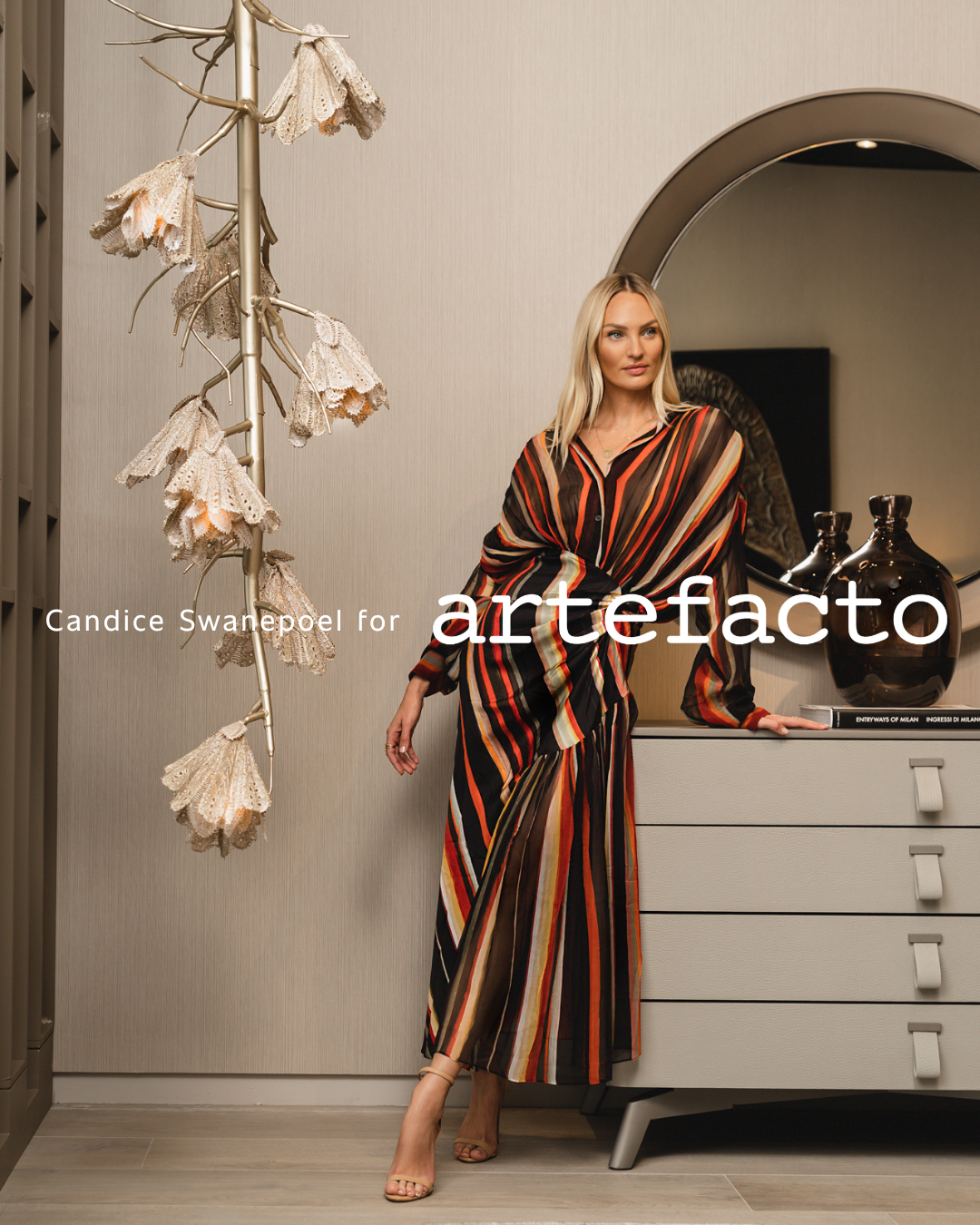 Candice Swanepoel for Artefacto, photographed by Ton Gomes